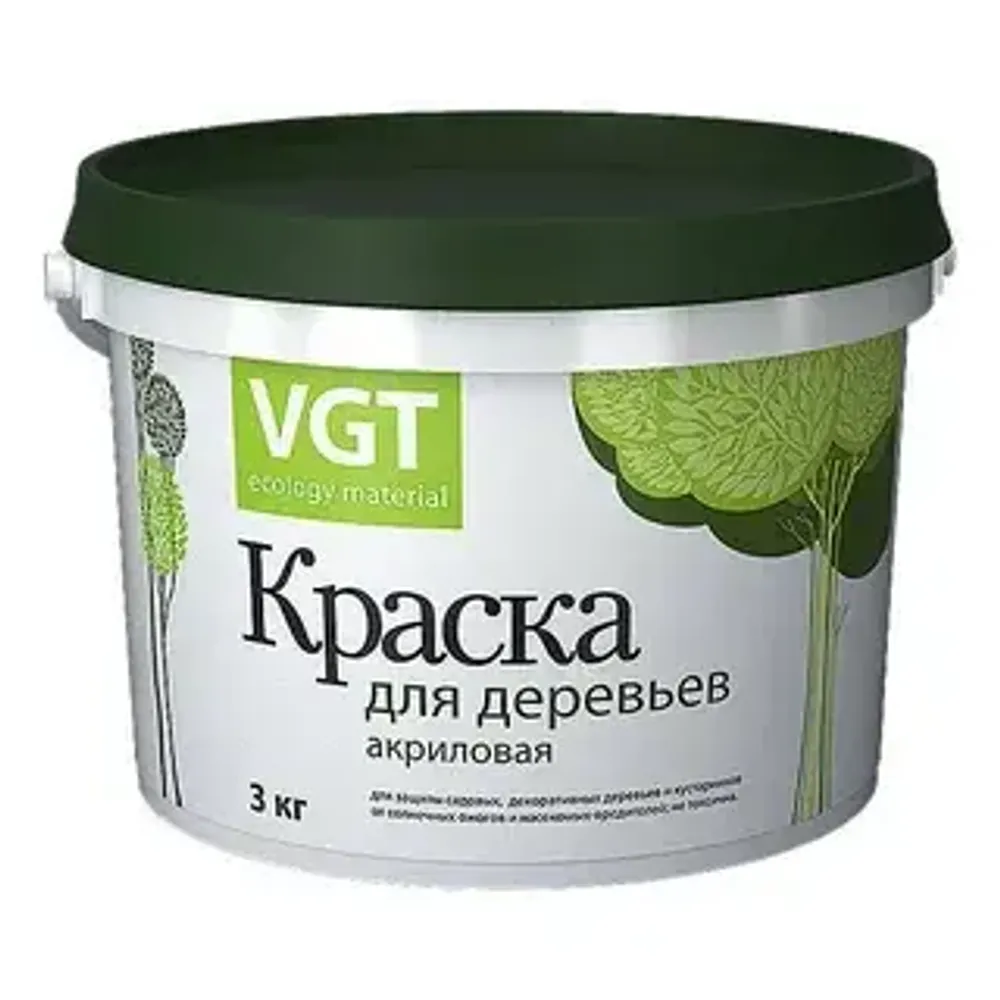 Краска ВД-АК-1180 для деревьев, 3 кг