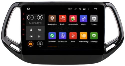 Магнитола для Jeep Compass 2016+ - Airok RX-2204 Android 13, Быстрая, SIM-слот