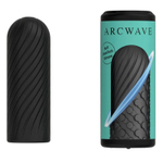 Черный двусторонний мастурбатор 10см ARCwave Ghost Reversible Pocket Manual Stroker CleanTech Silicone Male Masturbator Black