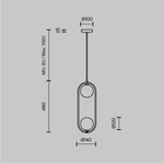 Подвесной светильник Maytoni Ring MOD013PL-02BS1