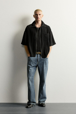 РУБАШКА RELAXED FIT ИЗ РЕЛЬЕФНОЙ ТКАНИ — ZARA