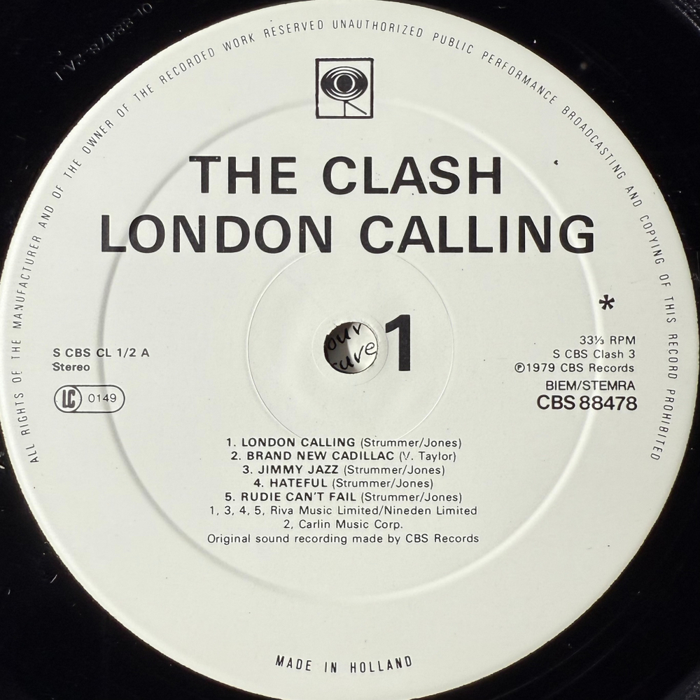 The Clash ‎– London Calling 2LP (Голландия 1979г.)