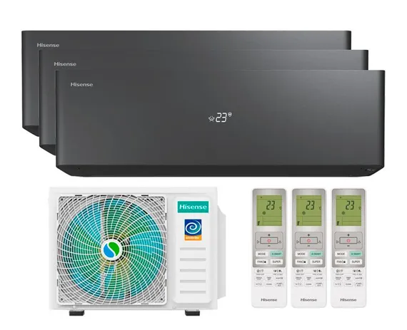 Мульти сплит-система Hisense 3 x AS-10UW4RXVQH01AG(B) / AMW3-24U4RJC