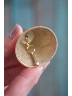 Колокольчик большой латунь 4,8х5 см (2 шт)