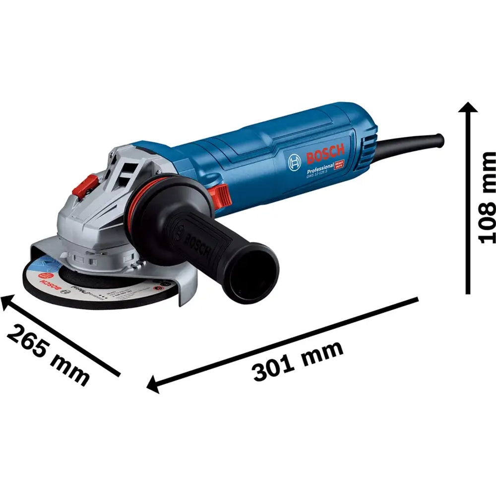 Угловая шлифмашина GWS 12-125 S BOSCH 06013A6020