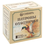 Патрон 12/70 №5 б/к 32гр Сибирь (г.НОВОСИБИРСК), коробка 25 шт.