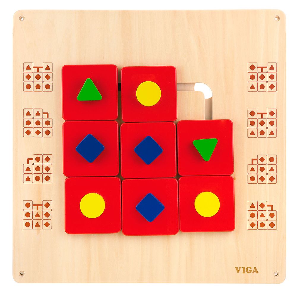 Игра настенная "Лабиринт из форм" Viga Игра настенная "Лабиринт из форм" Viga