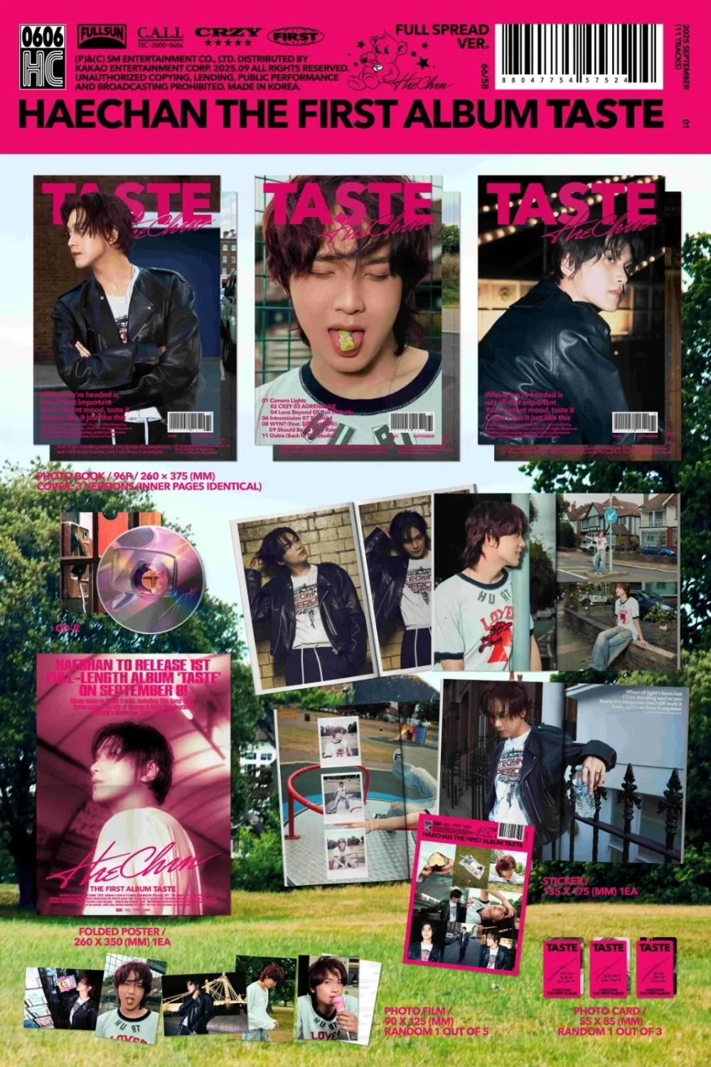 Альбом HAECHAN - TASTE [Full Spread ver.]