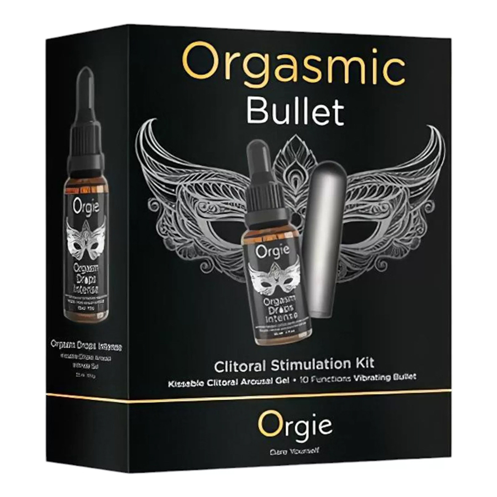 Набор для клиторальной стимуляции Orgie Orgasmic Bullet Grey Vibrator Set