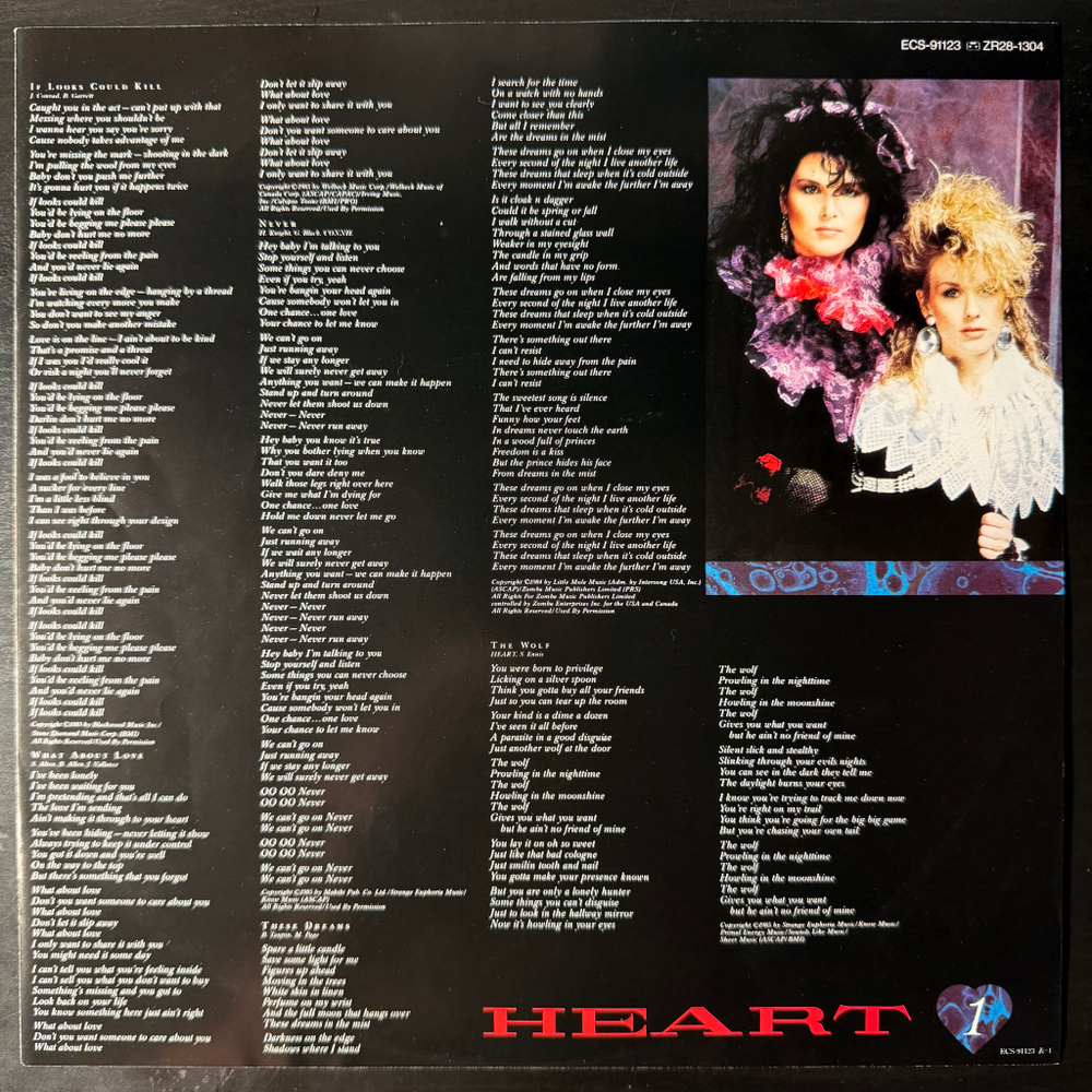 Heart ‎– Heart (Япония 1985г.)