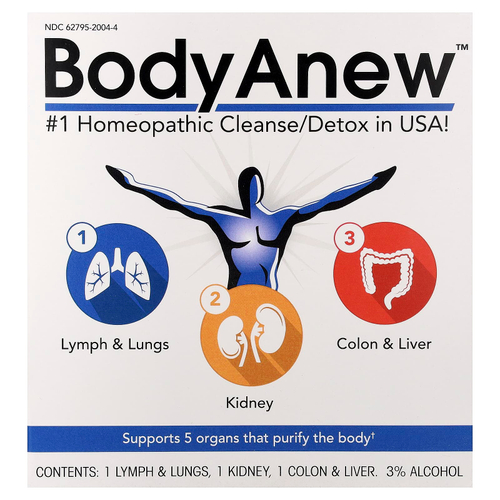 MediNatura, BodyAnew ™, 3 флакона по 50 мл (1,69 жидк. унц.)
