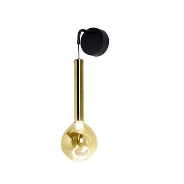Бра настенное 4W 3000K APL.058.01.04 янтарный/черный Wisia Aployt