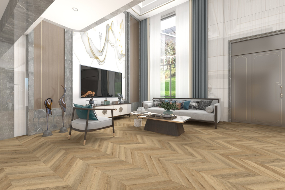 Кварц-винил SPC Damy Floor Chevron SPC 5 мм СЕН-КЛУ 1.676 м2