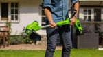 Аккумуляторный триммер Greenworks G24LT28K2, 24v, (2107107UB), 28 см, АКБ 4 А·ч и ЗУ