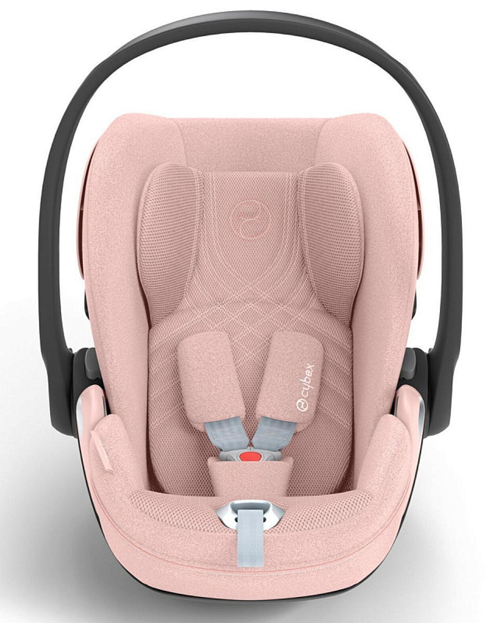 Коляска 3 в 1 Cybex Priam IV Chrome Brown complete и автокресло Cloud T i-Size Peach Pink Plus Leaf Green