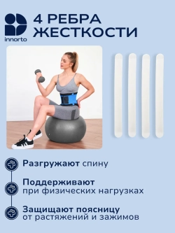 Пояс для поддержки спины и похудения живота женский 52405