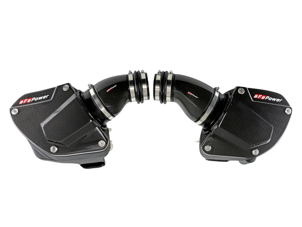 Система холодного впуска aFe Power BMW F90 M5 Black Series Carbon Fiber Cold Air Intake System - Pro DRY S Filters
