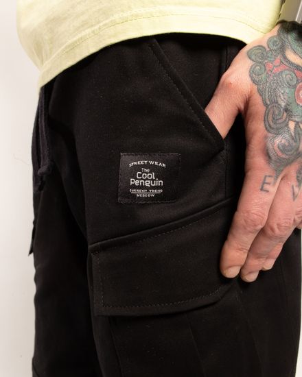 Шорты COOL PENGUIN Twill Lycra (Чёрный)