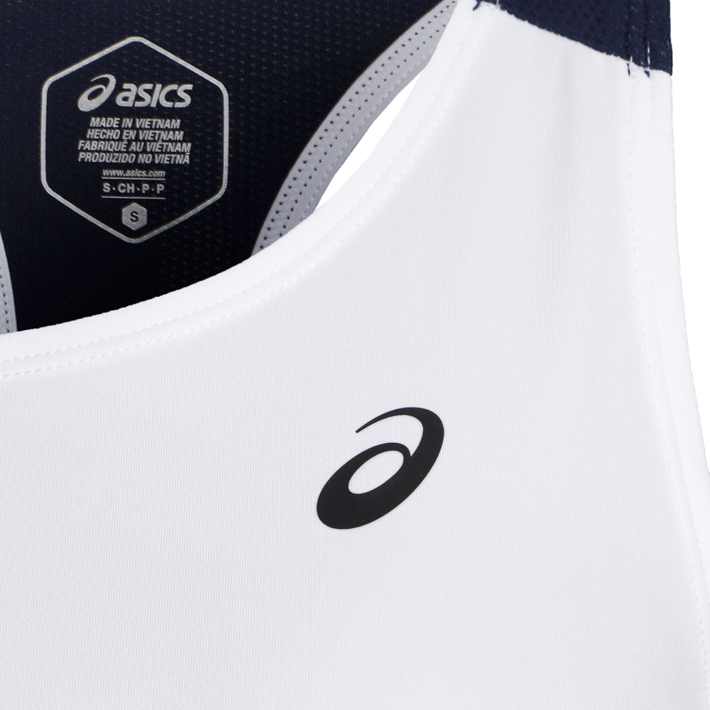 Женская теннисное платье ASICS Court Dress Women - White, Dark Blue