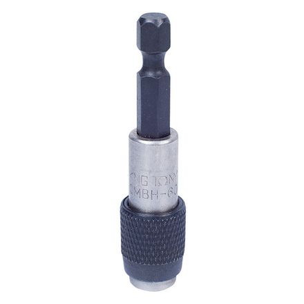 Цена на KING TONY (752-60) Держатель вставок (бит) 1/4", фиксатор, для шуруповерта
