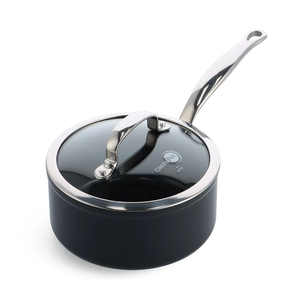 GreenPan Сотейник Barcelona Pro 18 см 2,1 л с крышкой EAN 4895156693192