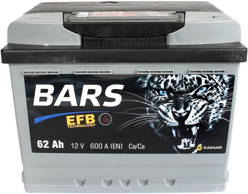 BARS EFB 6СТ- 62 аккумулятор BARS EFB 6СТ- 62 аккумулятор