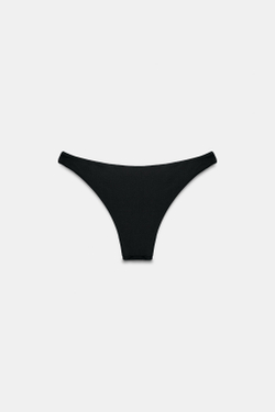 ZARA ОДНОТОННЫЕ ПЛАВКИ-БИКИНИ, ЧЕРНЫЙ