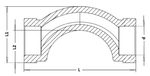 Обвод короткий  соед. Ø20 PPR VALFEX