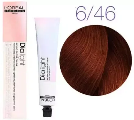 L'Oreal Professionnel Dia Light 6.46 темный блондин медно-красный 50 мл