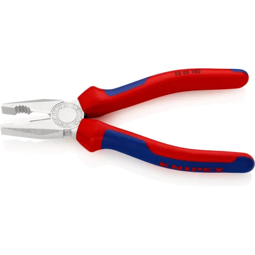 Плоскогубцы комбинированные хромированные 180 мм Knipex 03 05 180 SB