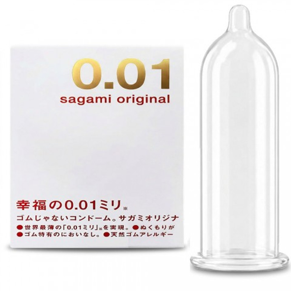 Презервативы полиуретановые Sagami Original 001 (0.01 мм) 1шт.