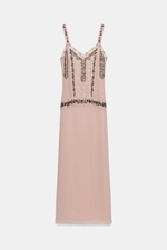 ПЛАТЬЕ С БИСЕРОМ — ZW COLLECTION — ZARA