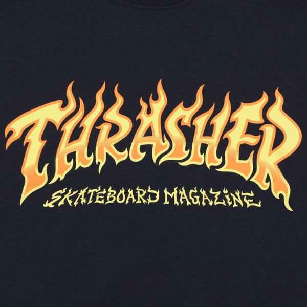 Футболка Thrasher Fire Logo (black) артикул: - купить в магазине Дайс