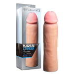 Телесная фаллическая насадка на пенис Magnum Xtender - 23 см. (Цвет: телесный)