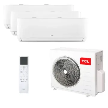 Мультисплит система на 3 комнаты TCL TACM-10HRID/TP x 3 / TACM3O-27HID
