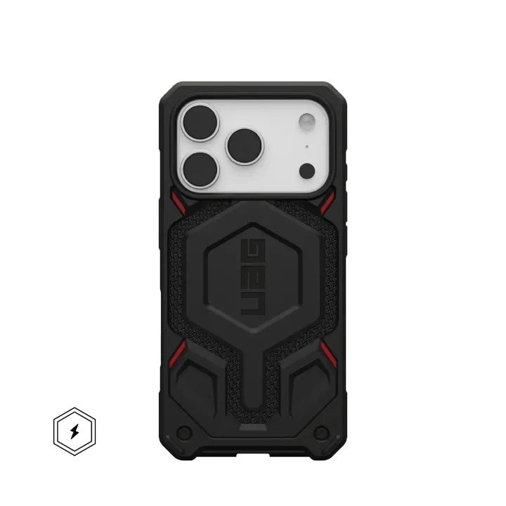 UAG Monarch Pro Kevlar® with MagSafe Series Case for Apple iPhone 17 Pro Kevlar Black (Чёрный)