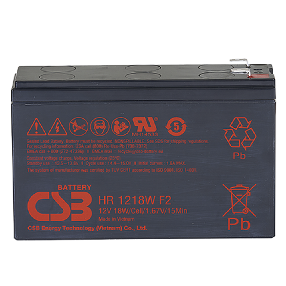 Аккумулятор CSB HR1218W F2 - AGM ( 12В / Ач )