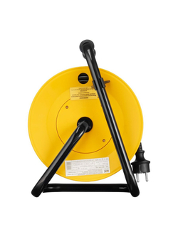Удлинитель на катушке 4х30м с заземл. 16А IP44 Industrial plus УК30 3х1.5 термозащита IEK WKP15-16-04-30-44