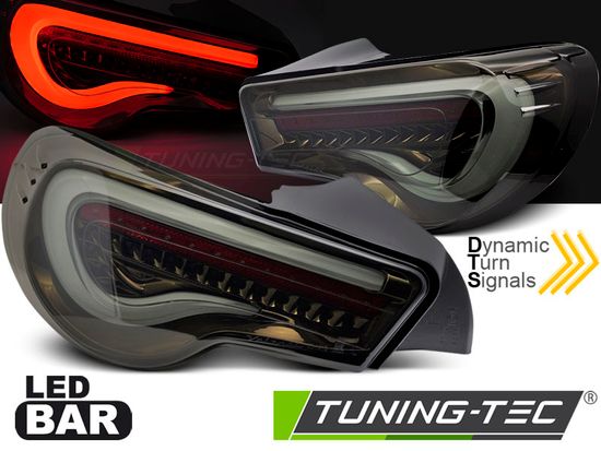 Фары задние для TOYOTA GT86 12-21 LED BAR SMOKE SEQ