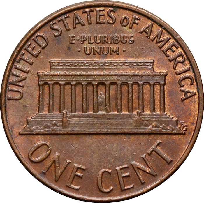1 цент 1959-1982 США
