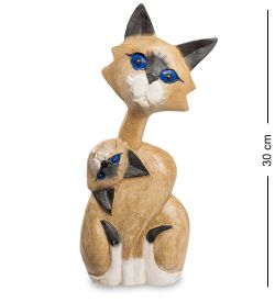 Decor and Gift 40-007 Статуэтка «Кошачья гибкость» суар 30 см