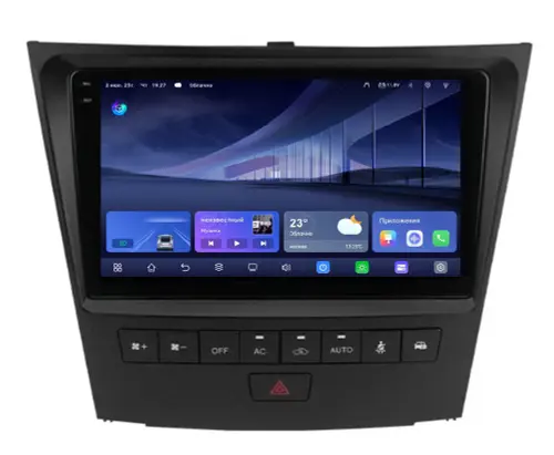 Магнитола для Lexus GS III 2005-2012 - Kuberg QLed+2K, Android 14, TS105, Быстрейшая, CarPlay, SIM-слот