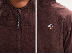Худи Nothomme Monterest Primaloft Half-Zip бордовый