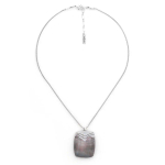 Колье Nature Bijoux, Mindoro, с подвеской из перламутра, NB25.2-15-43680 (серый)