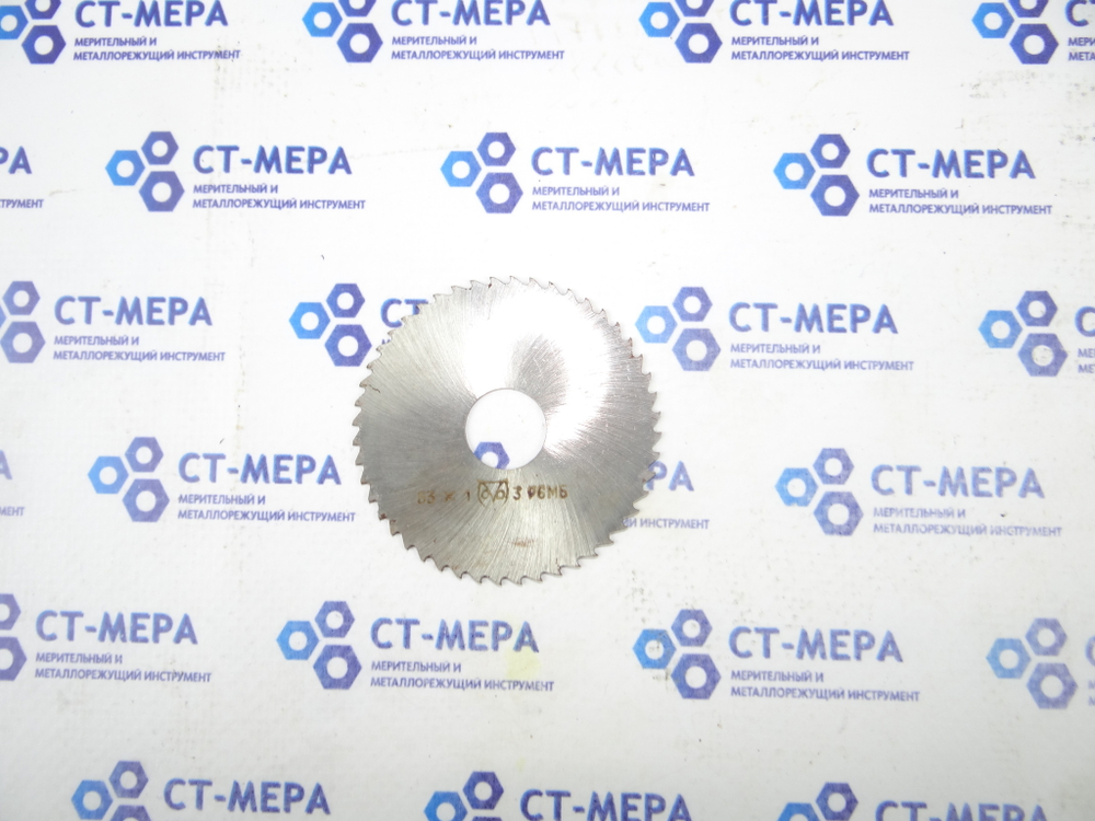 Фреза отрезная по металлу 63х1х16мм. z=48 Р6М5 без фаски без ш/п