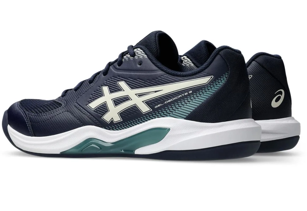 Мужские теннисные кроссовки Asics Gel-Dedicate 9 Indoor - midnight/oatmeal