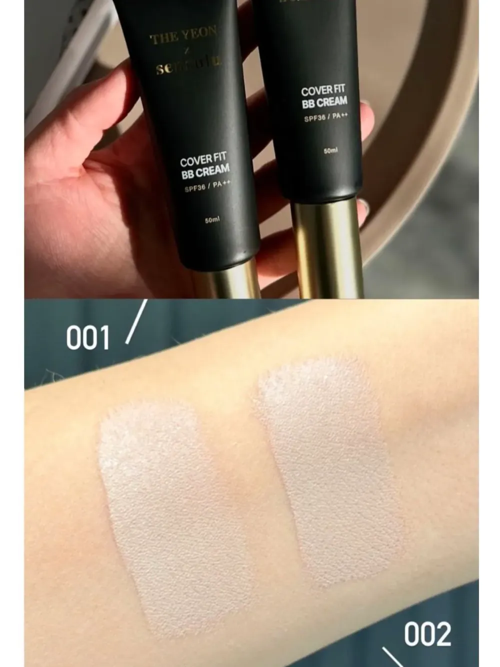 BB-крем для лица SenSulu × The Yeon Cover Fit BB Cream - 001 Light Beige
