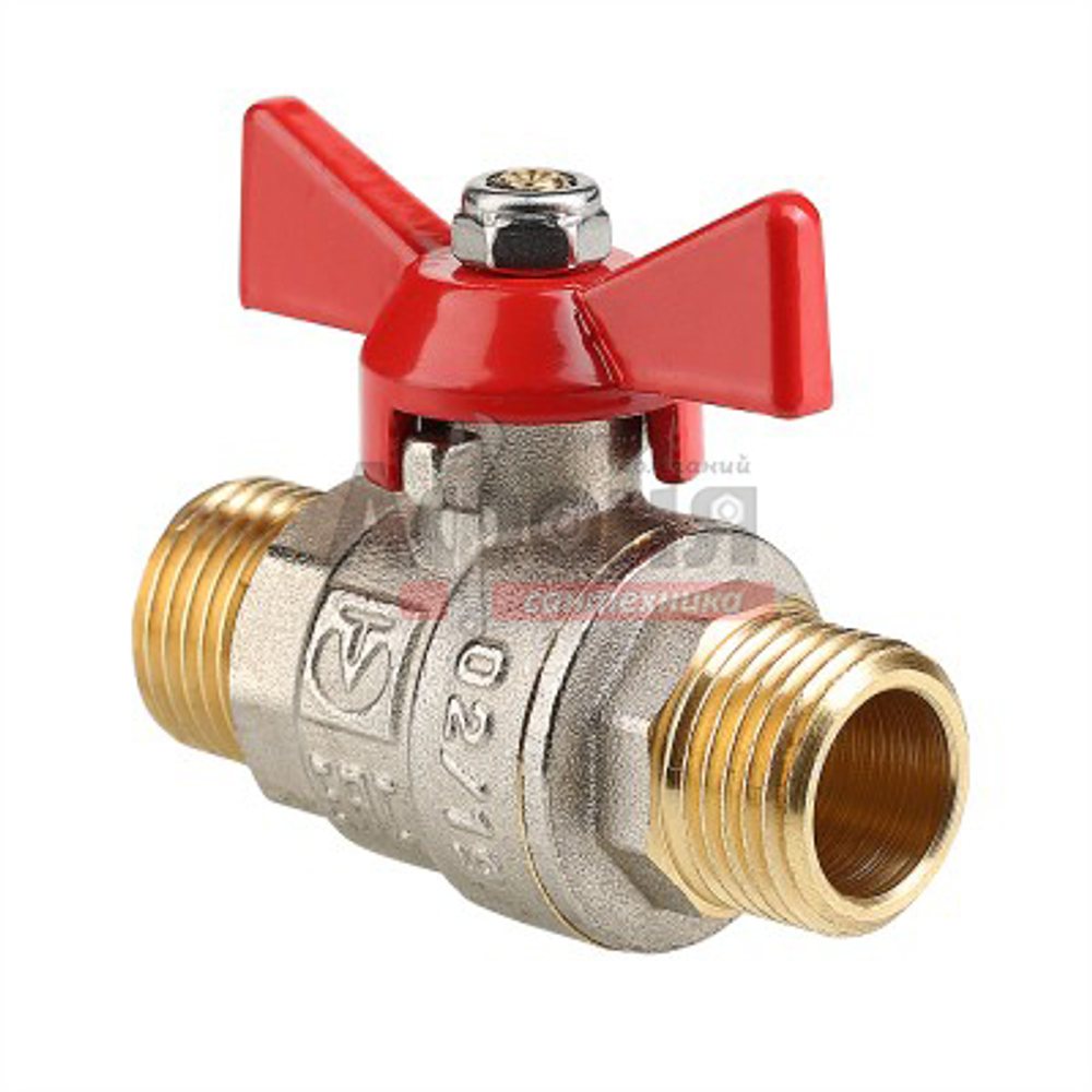 Кран шаровой VALTEC 1/2" ш/ш баб  (VT.219)
