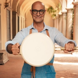 GreenPan Сковорода Stanley Tucci™ 30 см + крышка Off White EAN 4894871039308
