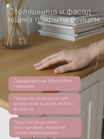 Тумба, 130х38х130, Ландхаус, белый комод, из массива дерева, с ящиками, для посуды и одежды, Dipriz